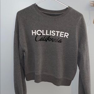Grey Hollister Crewneck